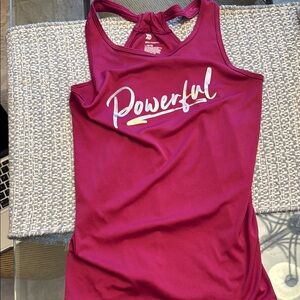 All in Motion Pink Girls Tank Top